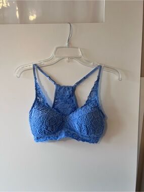 Aerie medium Lace Bralette with Racerback Support - Blue